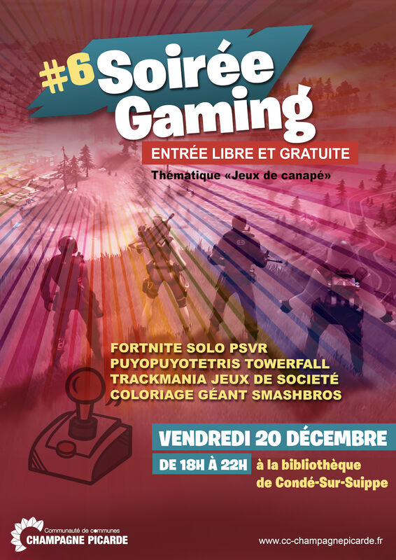 Soirée gaming numéro 6 de la Champagne Picarde